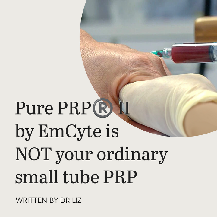 Pure PRP®️ II by EmCyte is NOT your ordinary small tube PRP by Dr. Liz Golez